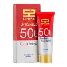 ژل کرم ضد آفتاب ساین اسکین مدل Syn Shield با SPF50 مناسب پوست چرب حجم 50 میلی لیتر