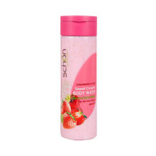 شامپو بدن کرمی شیر و توت فرنگی  شون 300 میل|Schon Strawberry And Milk Creamy Body Shampoo 300ml