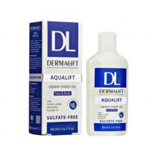 ژل شستشوی کرم دار درمالیفت مدل Aqualift حجم 200 میلی لیتر