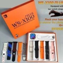 ساعت هوشمند  WS-X100 Plus با 10 عدد بند